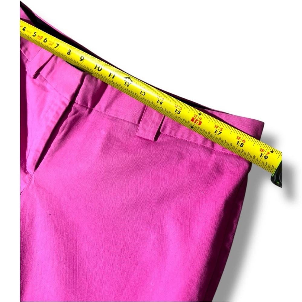 Express Design Studio Chic Bright Pink Soft Cotton Women's Bermuda Shorts - Picture 4 of 11